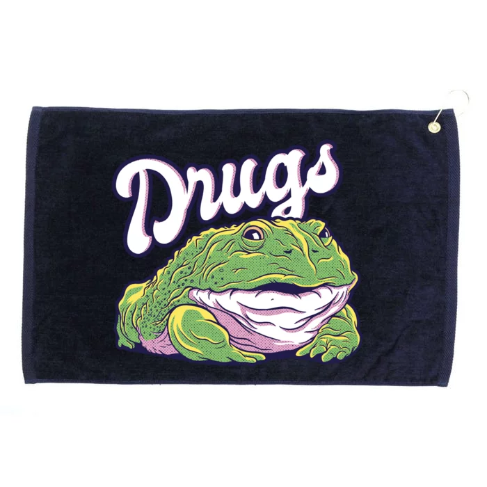 Drugs Frog Funny Grommeted Golf Towel