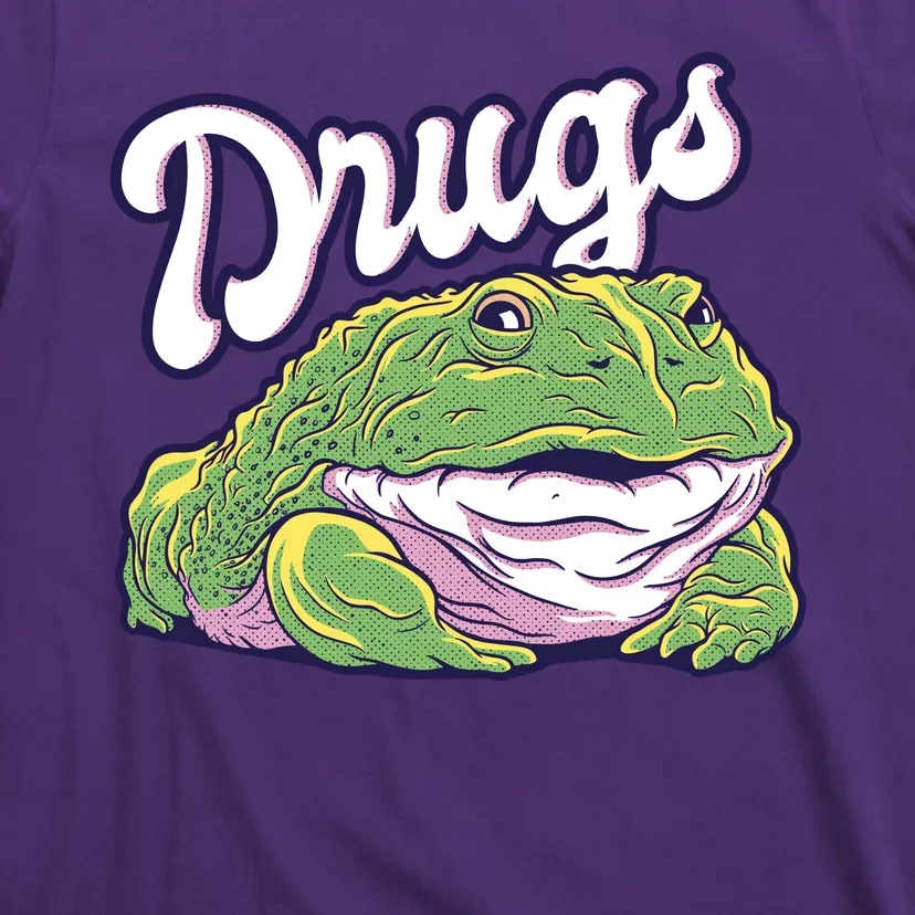 Drugs Frog Funny T-Shirt