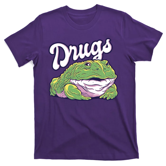 Drugs Frog Funny T-Shirt