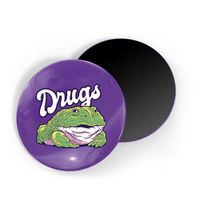 Drugs Frog Funny Magnet