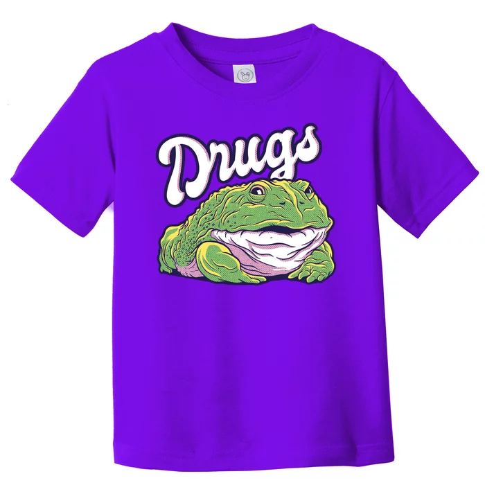 Drugs Frog Funny Toddler T-Shirt