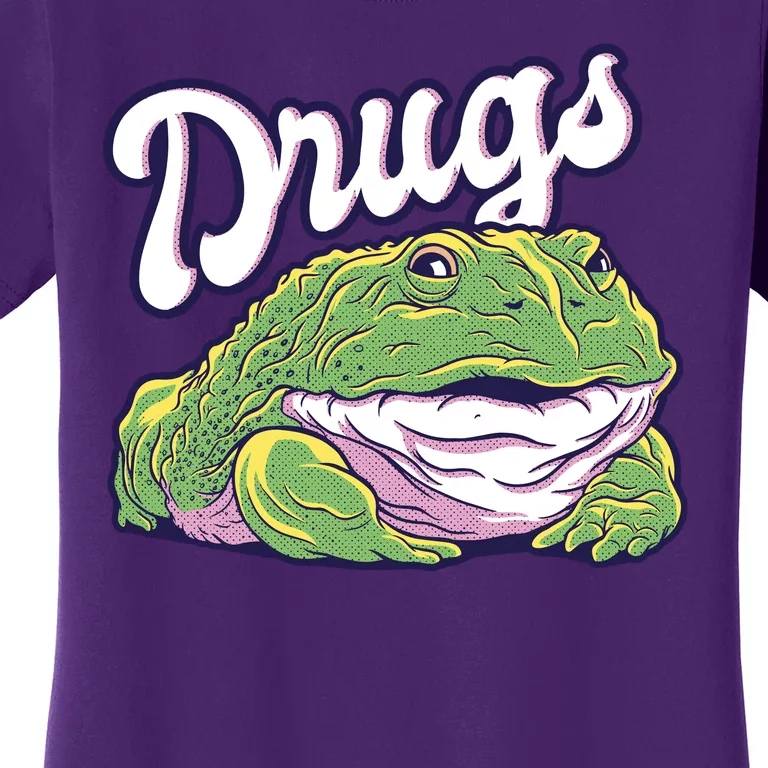 Drugs Frog Funny Women's T-Shirt