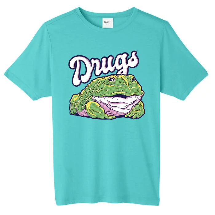 Drugs Frog Funny ChromaSoft Performance T-Shirt