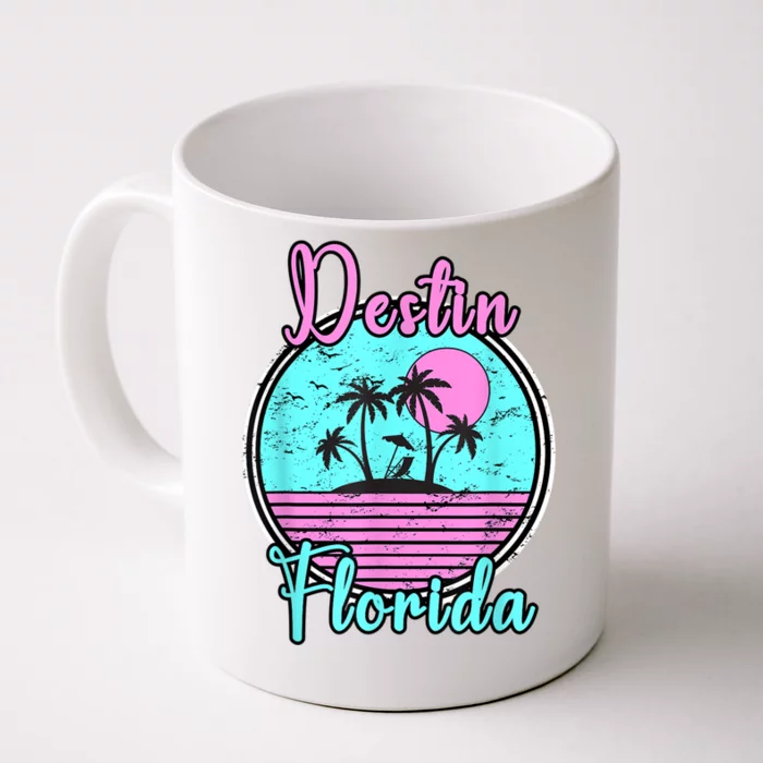 Destin Florida Fl Beach Travel Souvenir Gift. Front & Back Coffee Mug