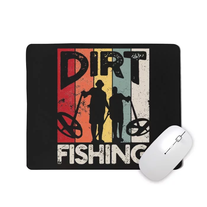 Dirt Fishing Funny Beach Treasure Detecting Metal Detector Mousepad