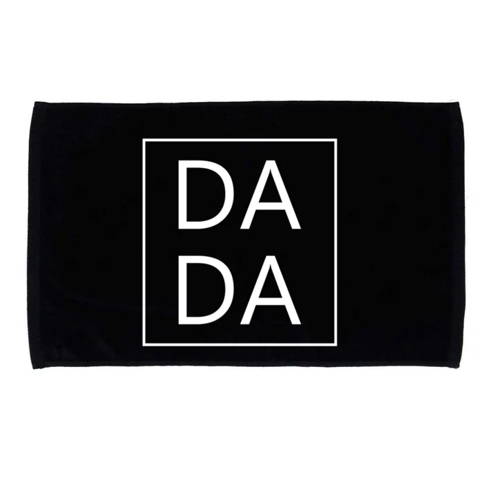 Dada First FatherS Day New Dad Funny Gift Mama Family Matching Funny Gift Microfiber Hand Towel