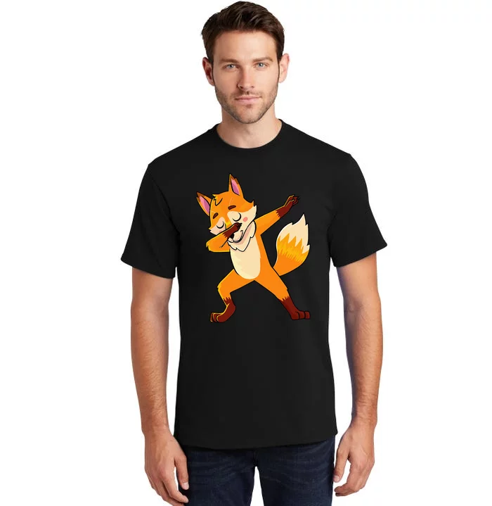 Dabbing Fox Foxes Lover Tall T-Shirt