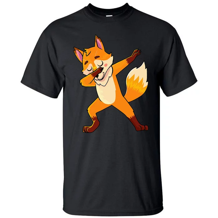 Dabbing Fox Foxes Lover Tall T-Shirt