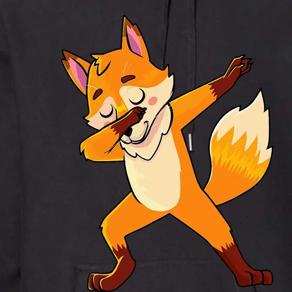 Dabbing Fox Foxes Lover Premium Hoodie