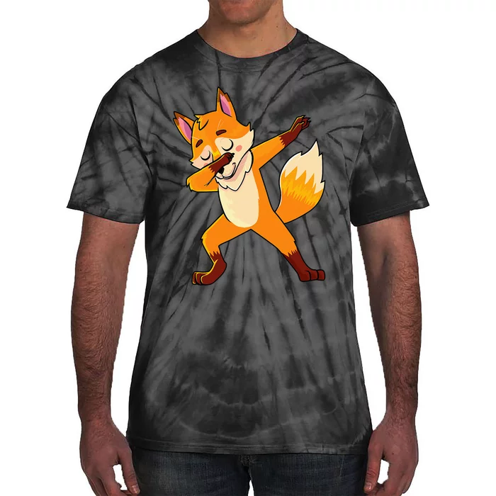 Dabbing Fox Foxes Lover Tie-Dye T-Shirt