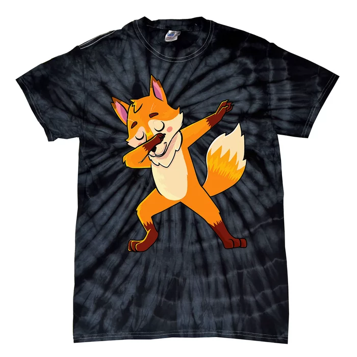 Dabbing Fox Foxes Lover Tie-Dye T-Shirt