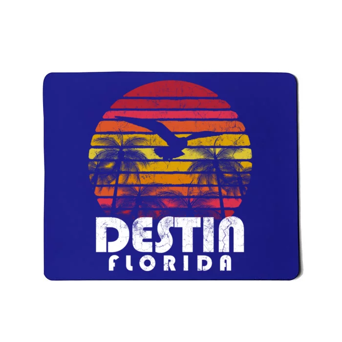 Destin Florida Fl Vintage Retro 70's 80's Style Meaningful Gift Mousepad