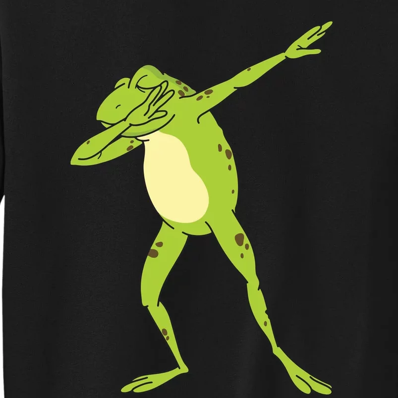 Dabbing Frog For Funny Animal Dance Gift Tall Sweatshirt