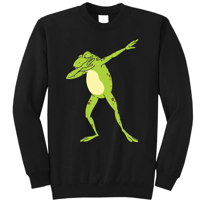 Dabbing Frog For Funny Animal Dance Gift Tall Sweatshirt