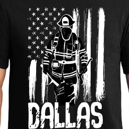 Dallas Firefighter Fire Texas Meaningful Gift Pajama Set