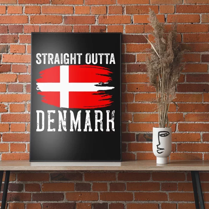 Denmark Flag For Men Women Danish Pride Roots Dane Boy Girl Poster