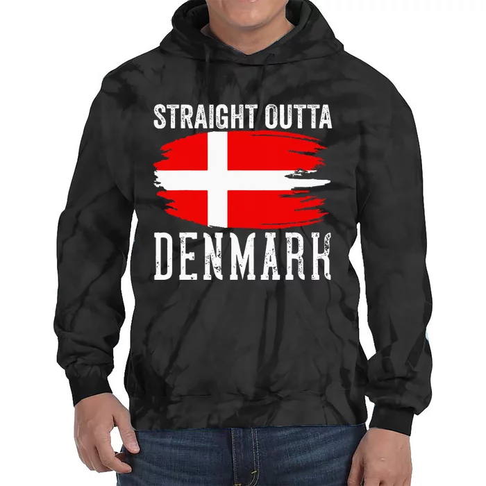 Denmark Flag For Men Women Danish Pride Roots Dane Boy Girl Tie Dye Hoodie