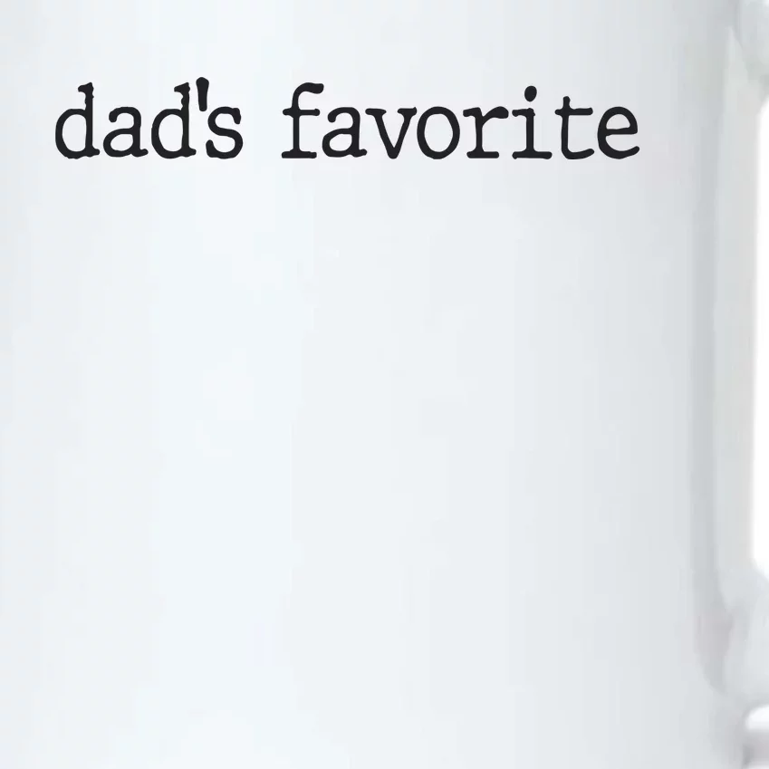 Dad’S Favorite Favorite Daughter Funny Black Color Changing Mug