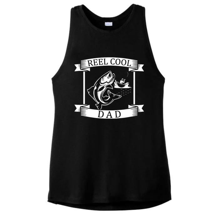 Dad Funny For Men For Fathers Day Fishing Ladies Tri-Blend Wicking Tank