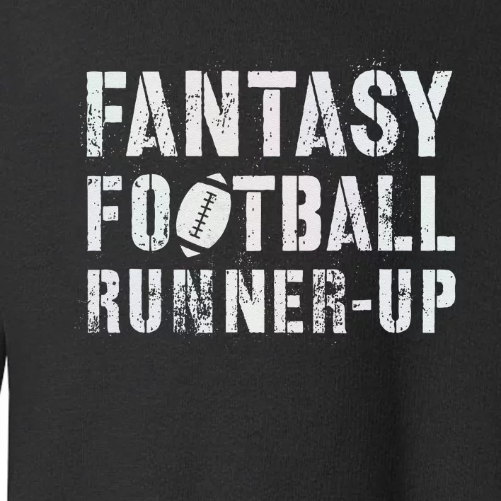 Drafting Fantasy Football Runner Up Goddess Newbie Commish Toddler Sweatshirt