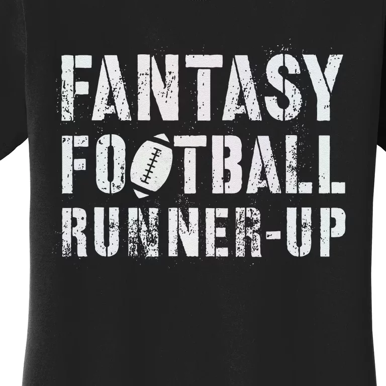 Drafting Fantasy Football Runner Up Goddess Newbie Commish Women's T-Shirt