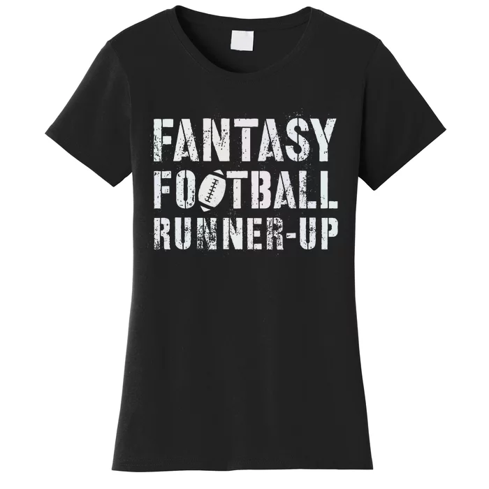 Drafting Fantasy Football Runner Up Goddess Newbie Commish Women's T-Shirt