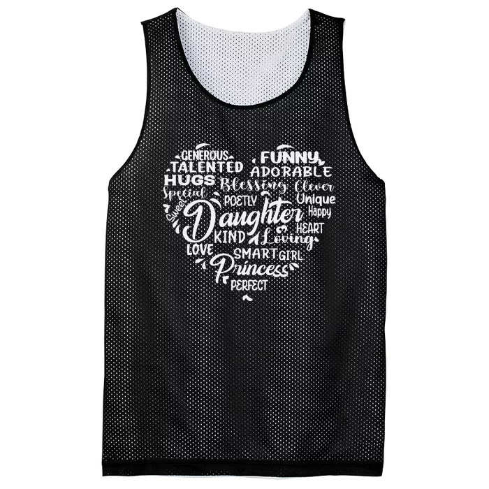 Daughter Favorite Family Mesh Reversible Basketball Jersey Tank