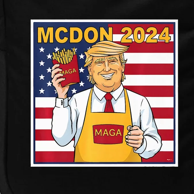 Donalds Famous French Fries Trump Fry Cooking Fries Outfit Premium Impact Tech Backpack