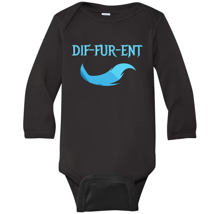 Diffurent Furry Fandom Furries Fan Designs Baby Long Sleeve Bodysuit