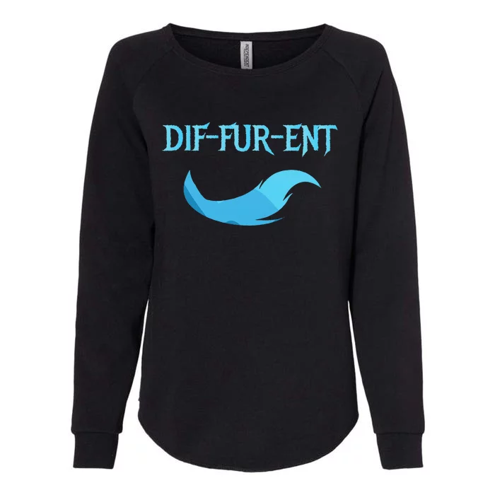 Diffurent Furry Fandom Furries Fan Designs Womens California Wash Sweatshirt