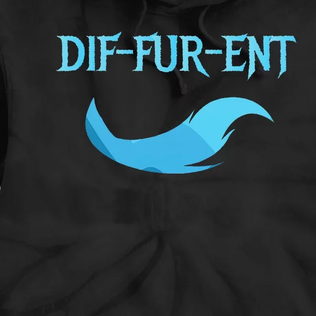 Diffurent Furry Fandom Furries Fan Designs Tie Dye Hoodie