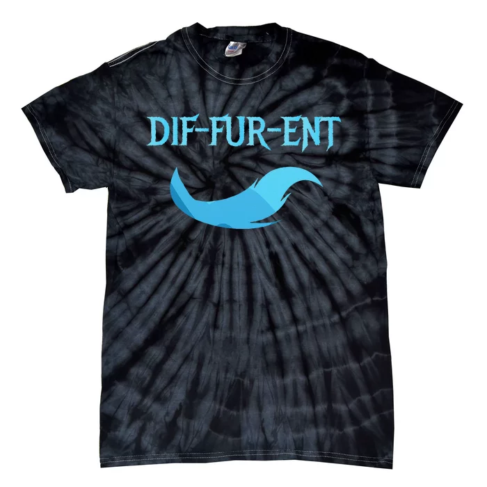 Diffurent Furry Fandom Furries Fan Designs Tie-Dye T-Shirt