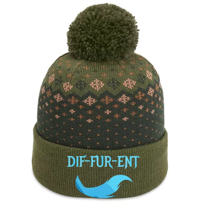 Diffurent Furry Fandom Furries Fan Designs The Baniff Cuffed Pom Beanie