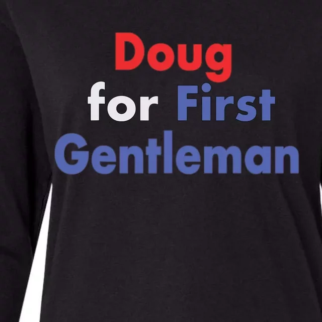 Doug For First Gentleman Womens Cotton Relaxed Long Sleeve T-Shirt