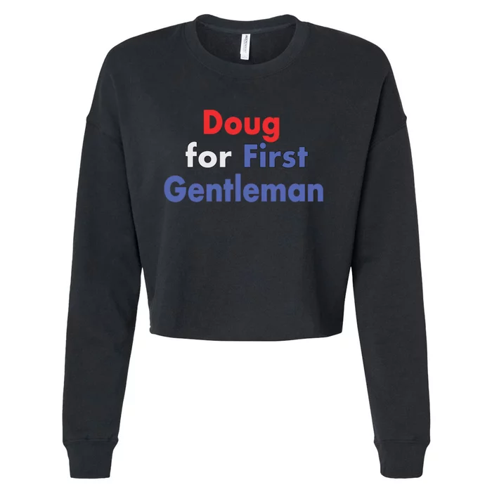 Doug For First Gentleman Cropped Pullover Crew