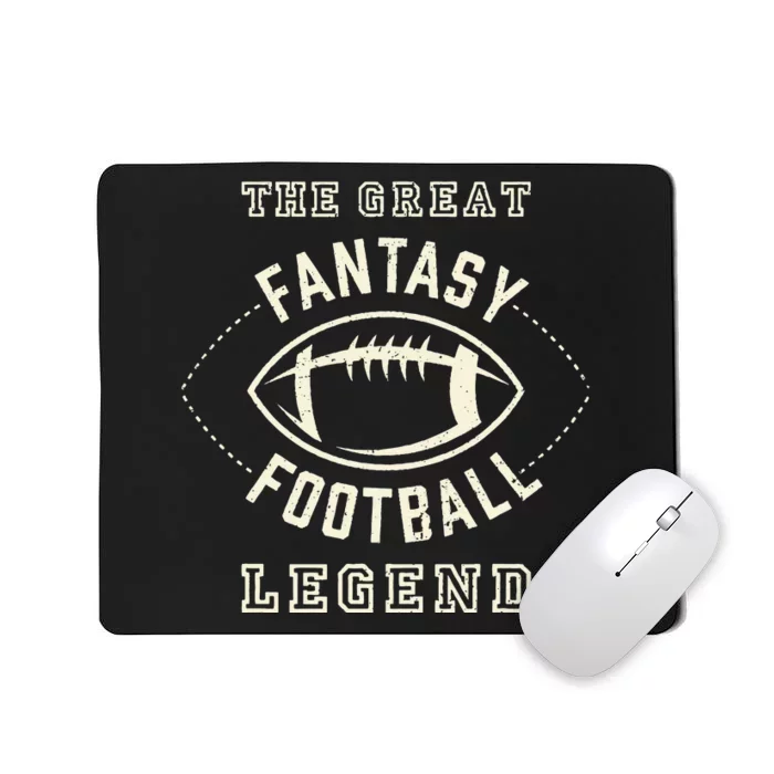 Distressed Fantasy Football Legend Mousepad