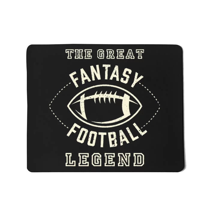 Distressed Fantasy Football Legend Mousepad