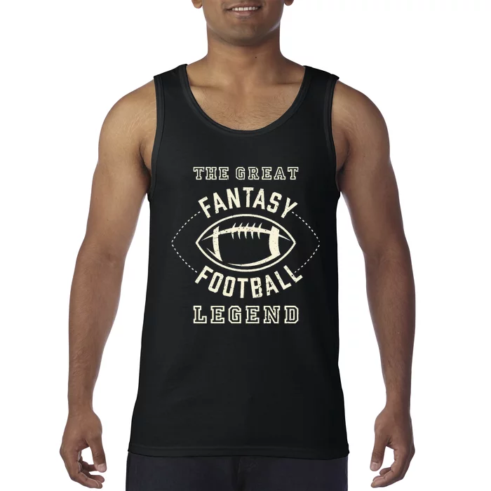 Distressed Fantasy Football Legend Tank Top