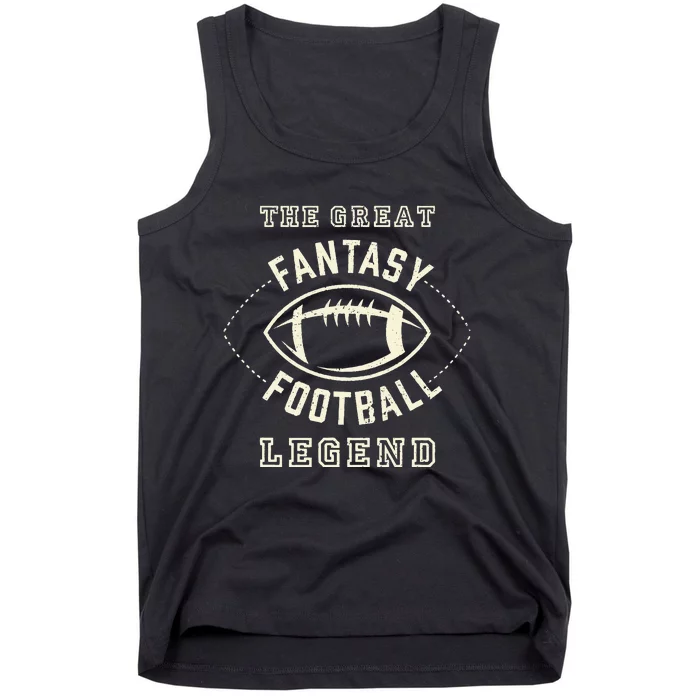 Distressed Fantasy Football Legend Tank Top