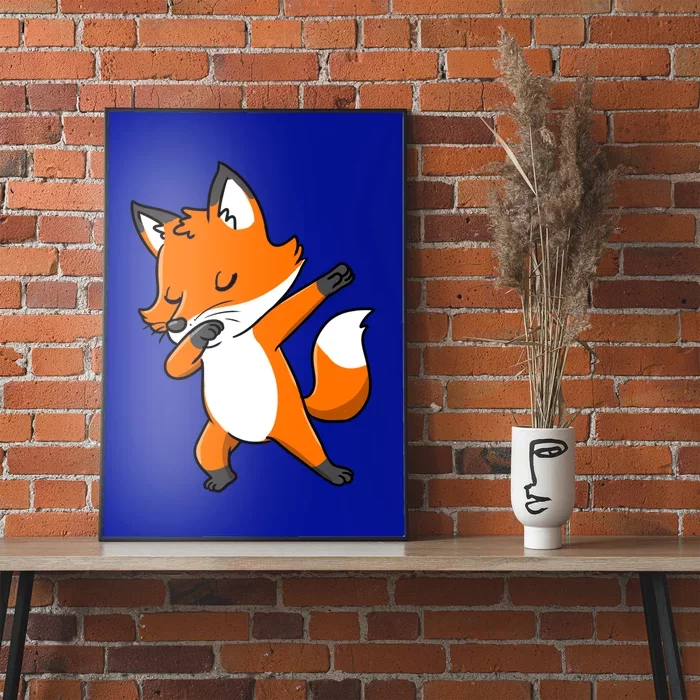 Dabbing Fox For Fox Lover Meaningful Gift Poster