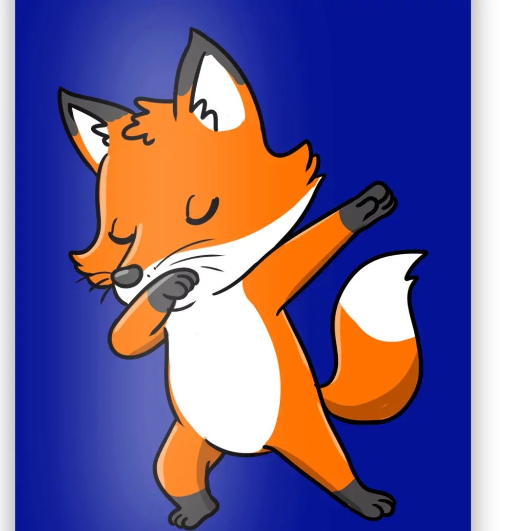 Dabbing Fox For Fox Lover Meaningful Gift Poster