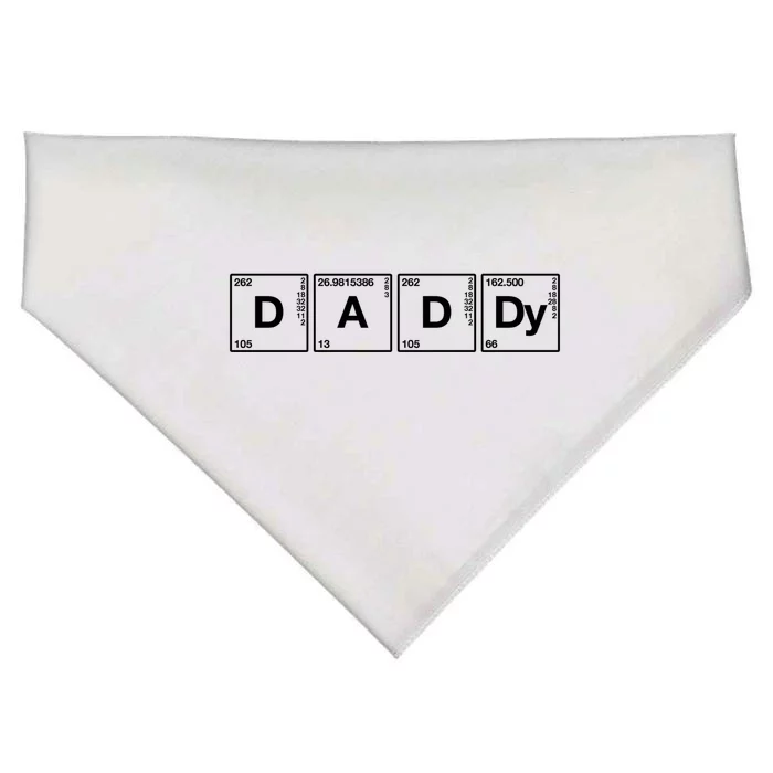 Daddy Funny Gift Funny Sarcastic Family Science Dad Gift USA-Made Doggie Bandana