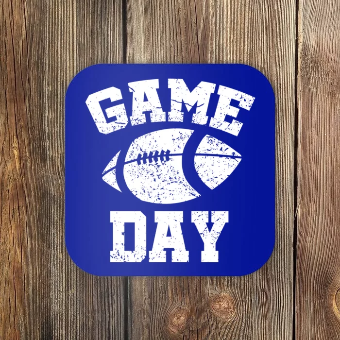 Distressed Football Game Day At College Or School Great Gift Coaster