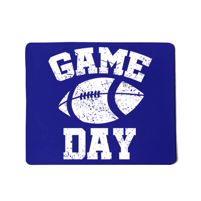 Distressed Football Game Day At College Or School Great Gift Mousepad