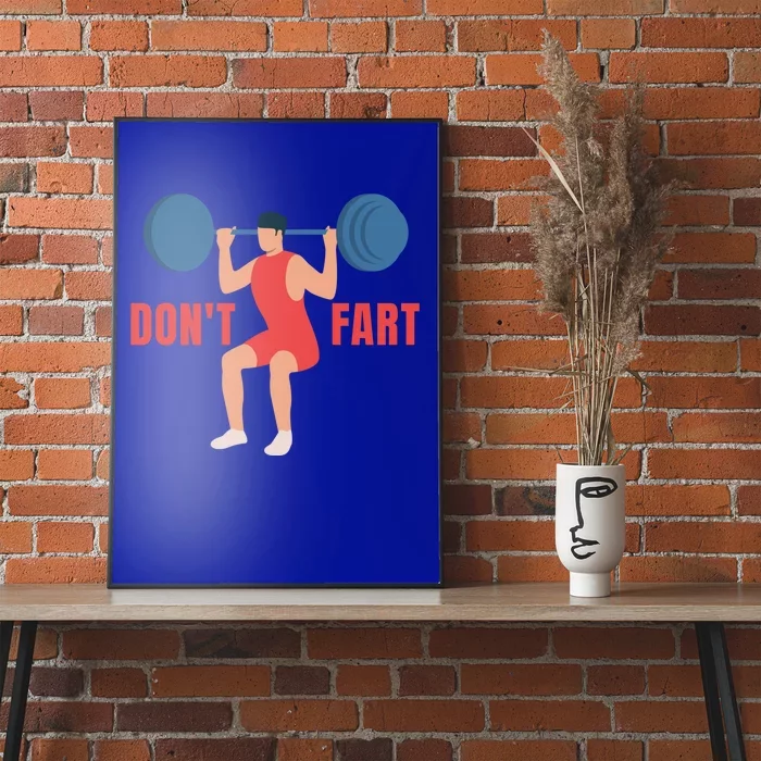 Don't Fart Gift Poster