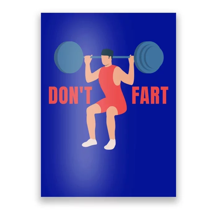 Don't Fart Gift Poster