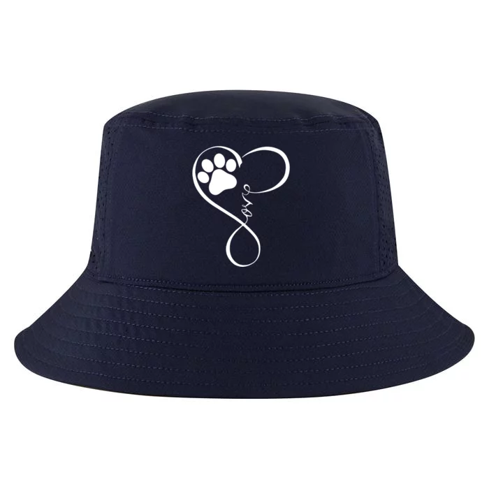 Dog Funny Gift Fun Pawprint Design Funny Gift Love Dogs Gift Cute Gift Cool Comfort Performance Bucket Hat