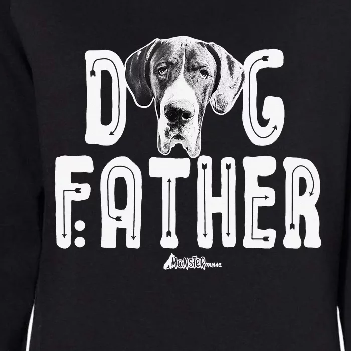 Dog Father Great Dane Top Funny Dog Walking Dad Womens California Wash Sweatshirt