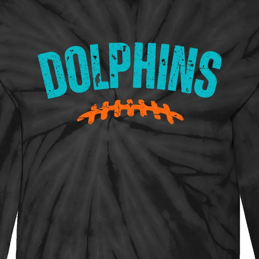 Dolphins Football Gift For Miami Fan Sport Tie-Dye Long Sleeve Shirt