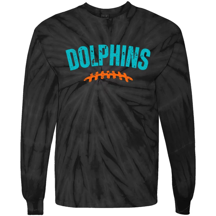 Dolphins Football Gift For Miami Fan Sport Tie-Dye Long Sleeve Shirt